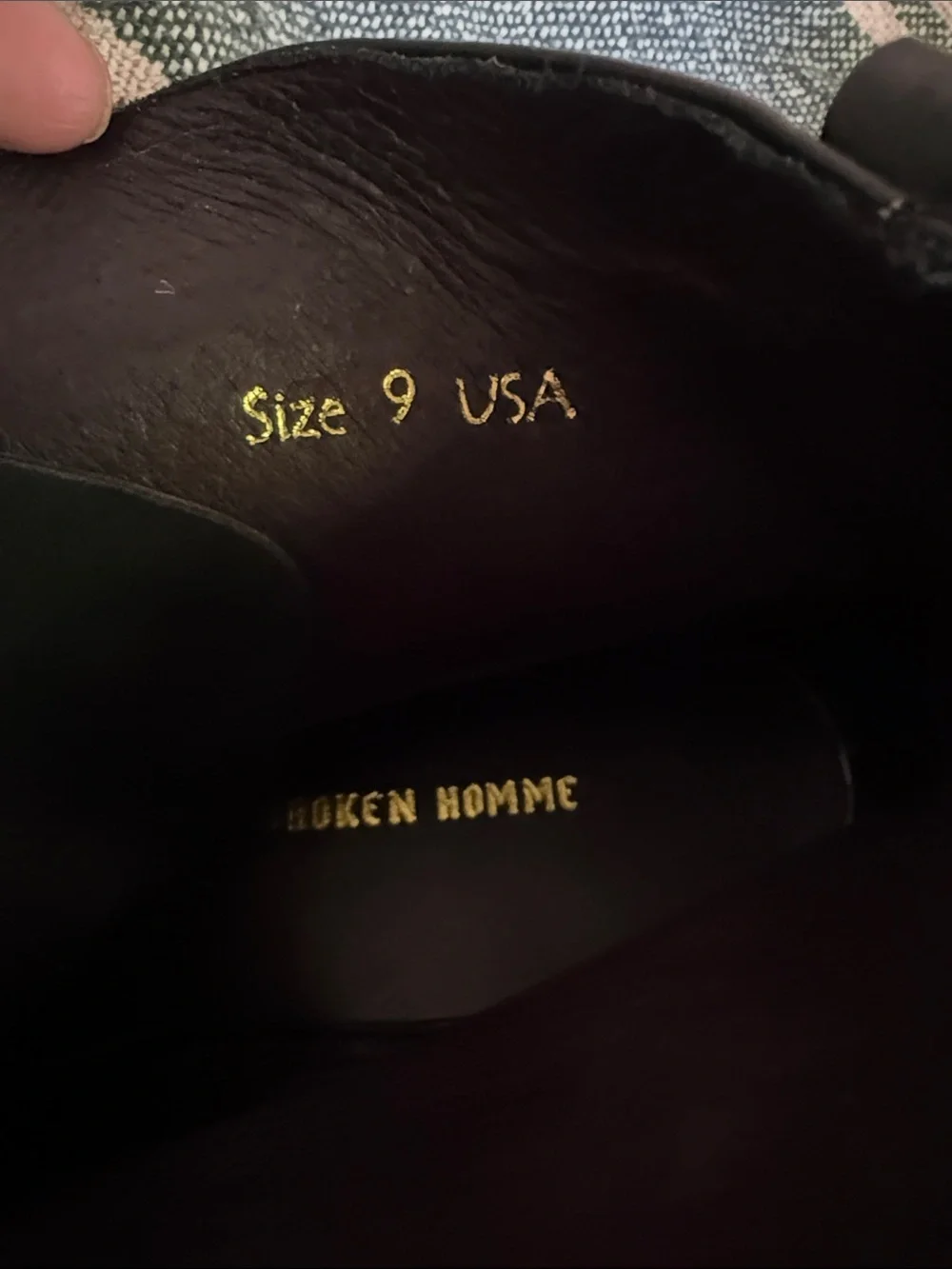 Broken Homme - Black Leather Chukka Boots with Cream Vibram Sole
